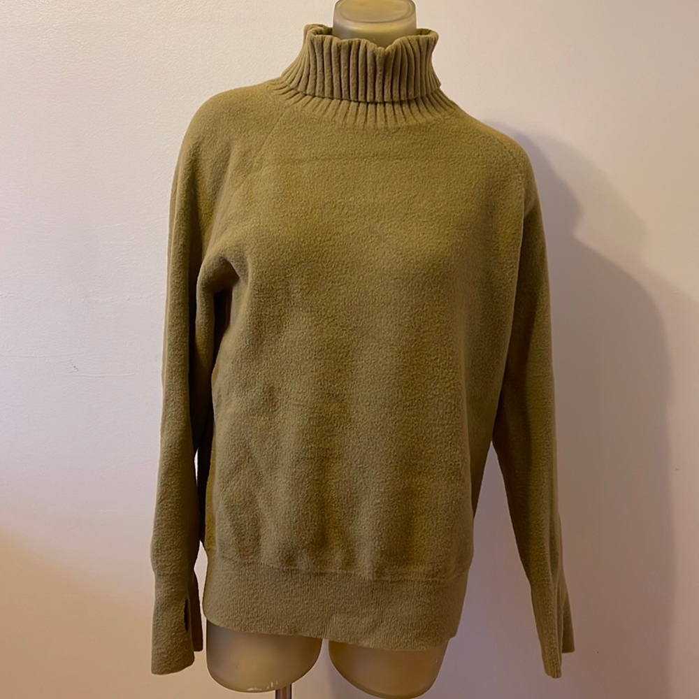 Mustard Turtleneck w/ Thumbholes